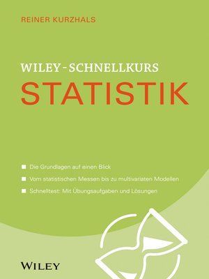 cover image of Wiley-Schnellkurs Statistik